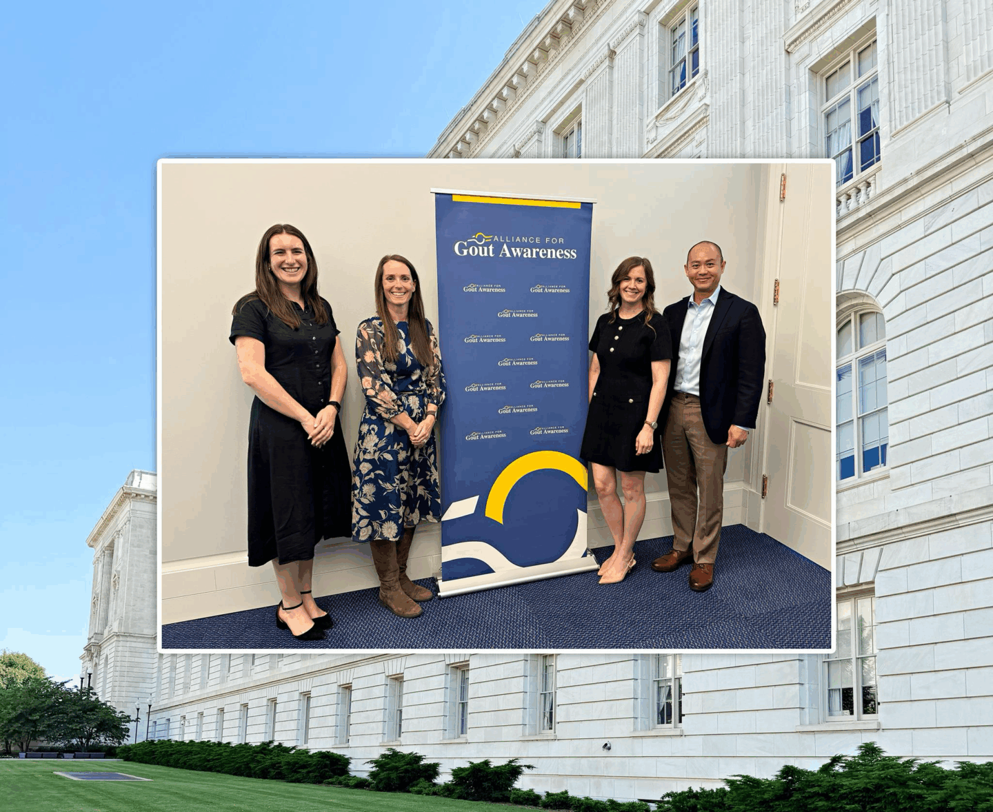 Gout Support Group of America and AGA together for a Hill Day to talk about gout and uric acid.